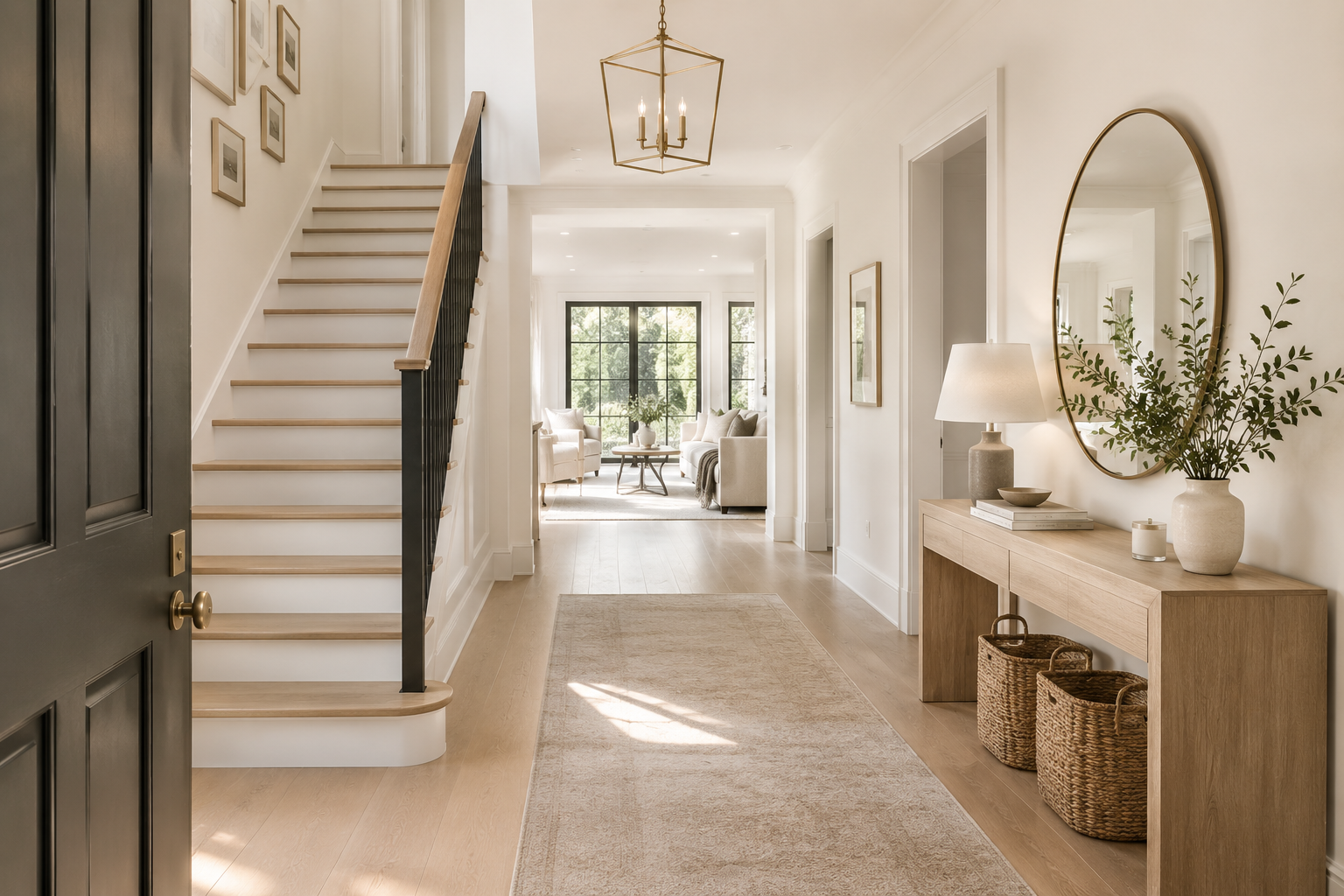 Bright Scandinavian-Inspired Entryway